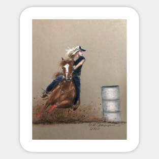 Barrel racer Sticker